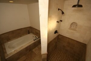 Bathroom remodeling and tile project by Culligan Construction