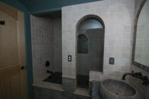 Bathroom remodeling and tile project by Culligan Construction